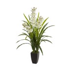 45” Cymbidium Orchid Artificial Plant