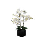 Tabletop Artificial Orchid Arrangement in Ceramic, 32