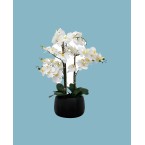 Tabletop Artificial Orchid Arrangement in Ceramic, 32