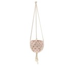 Ceramic Macrame Hanging Planter, 5