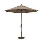 Patio Umbrella, Outdoor Bronze 9' Auto-Tilt