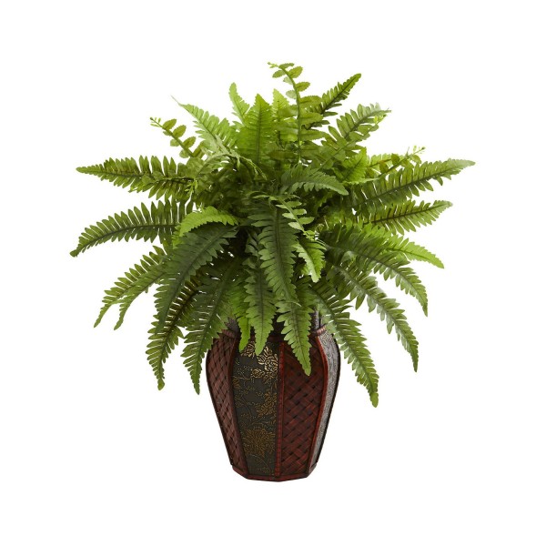 Fern Artificial Plant in Decorative Planter