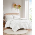 Clip Jacquard 3-Piece Comforter Set, Twin/Twin XL