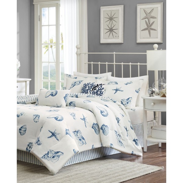 Beach House Reversible 3-Pc. Comforter Set, Twin