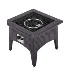 Outdoor Patio Fire Pit Table