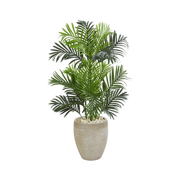 Paradise Palm Artificial Tree in Sand Colored Planter