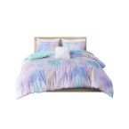 Watercolor Tie Dye 3-Pc. Comforter Set, Twin/Twin XL