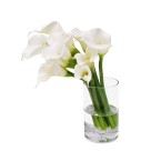 Permanent Botanicals Calla Lily in Vase