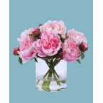 Timeless Permanent Botanicals Peony in Glass