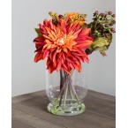 Dahlia and Mum Vase Arrangement