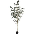 8' Artificial Potted Olive Tree