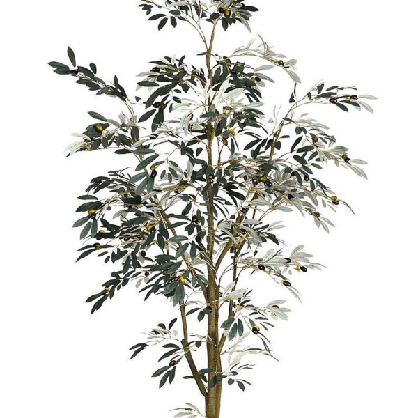 8' Artificial Potted Olive Tree