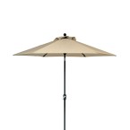 Outdoor 9' Auto-Tilt Umbrella